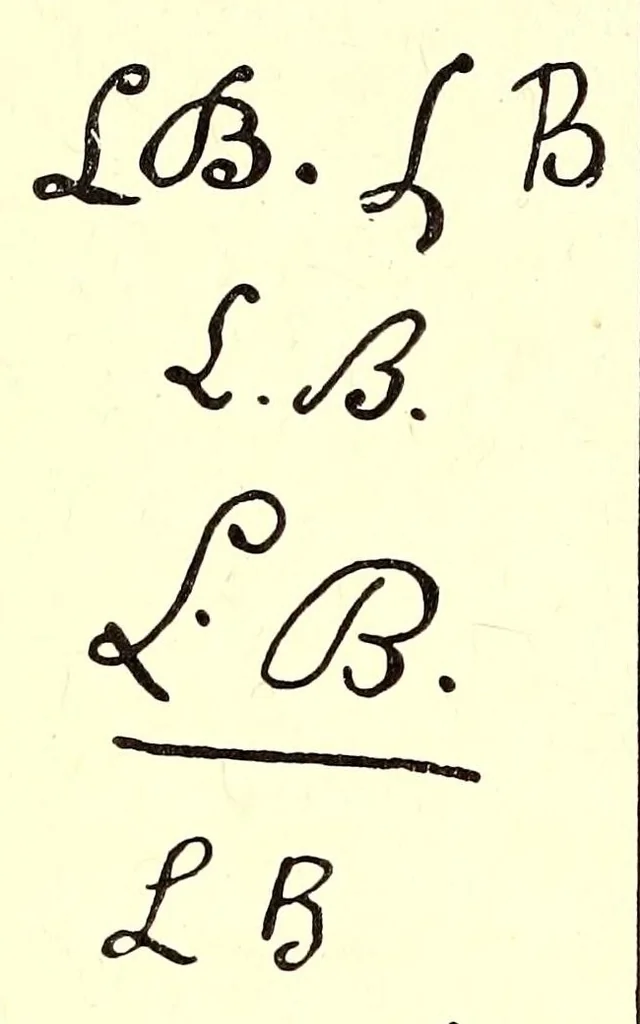 An illustration from Manuel de l'amateur de porcelaines, manufactures françaises, suivi du Repertoire, alphabétique et systématique de toutes les marques connues, 1922, leaf 232
