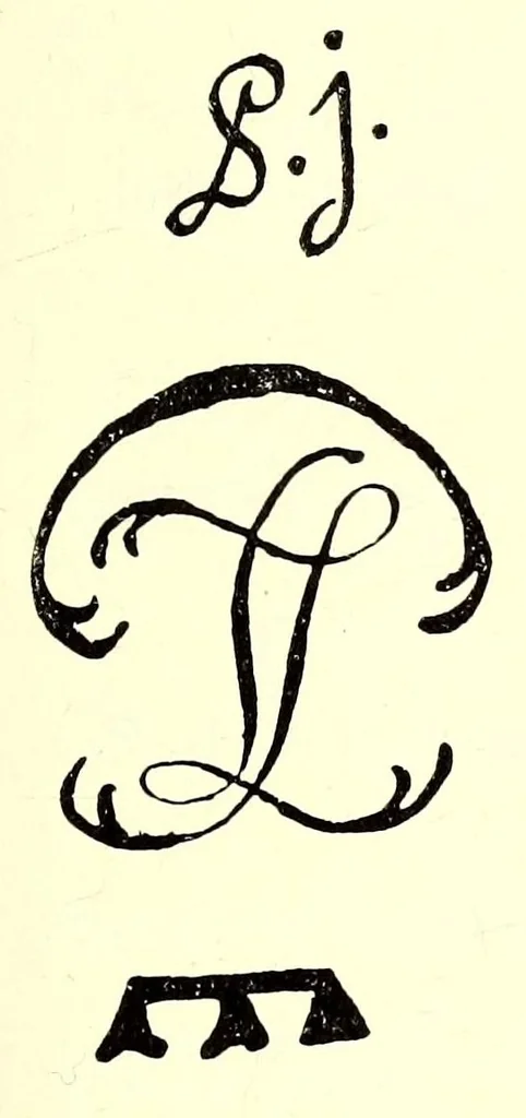 An illustration from Manuel de l'amateur de porcelaines, manufactures françaises, suivi du Repertoire, alphabétique et systématique de toutes les marques connues, 1922, leaf 267