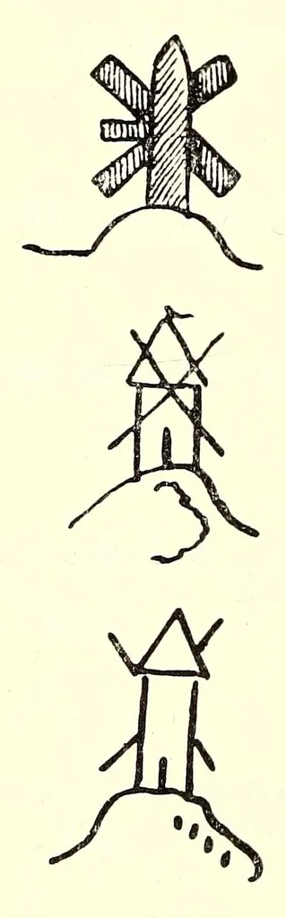 An illustration from Manuel de l'amateur de porcelaines, manufactures françaises, suivi du Repertoire, alphabétique et systématique de toutes les marques connues, 1922, leaf 294