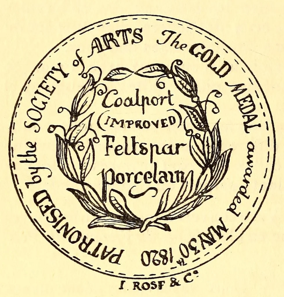 An illustration from Manuel de l'amateur de porcelaines manufactures européennes (France exceptée) : suivi du Répertoire alphabétique et systématique de toutes les marques connues, 1914, leaf 230