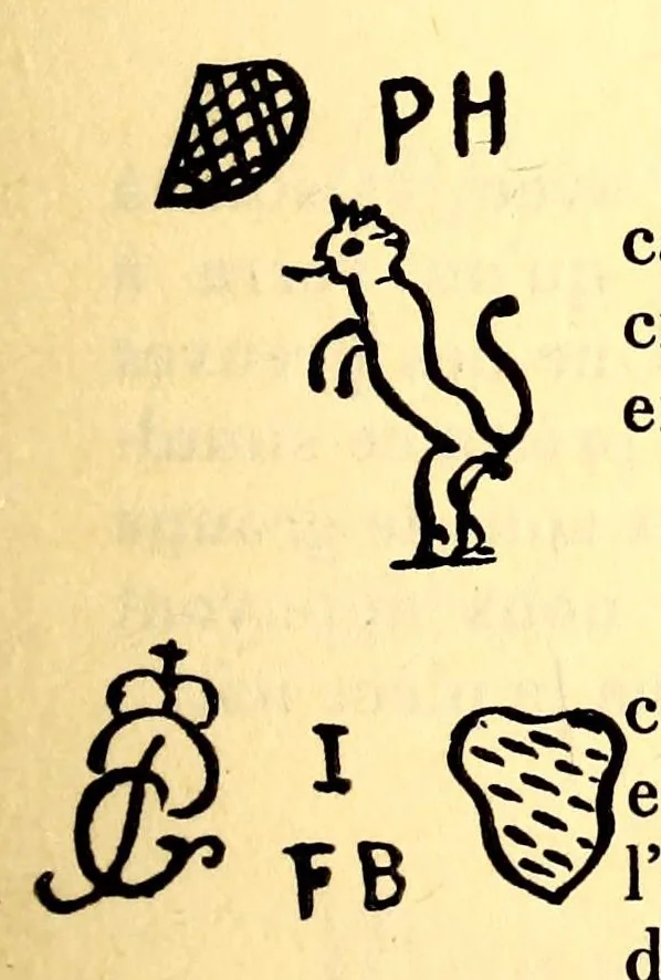 An illustration from Manuel de l'amateur de porcelaines manufactures européennes (France exceptée) : suivi du Répertoire alphabétique et systématique de toutes les marques connues, 1914, leaf 71