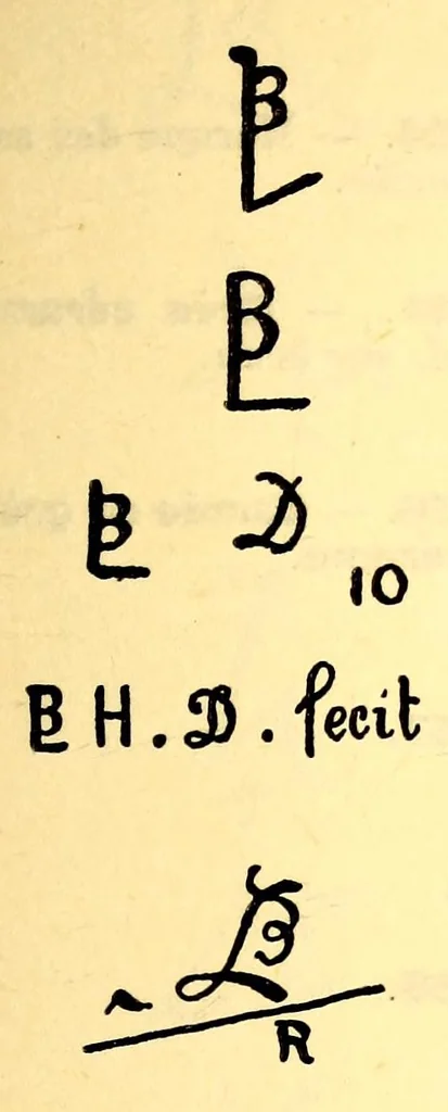 An illustration from Manuel de l'amateur de porcelaines manufactures européennes (France exceptée) : suivi du Répertoire alphabétique et systématique de toutes les marques connues, 1914, leaf 101