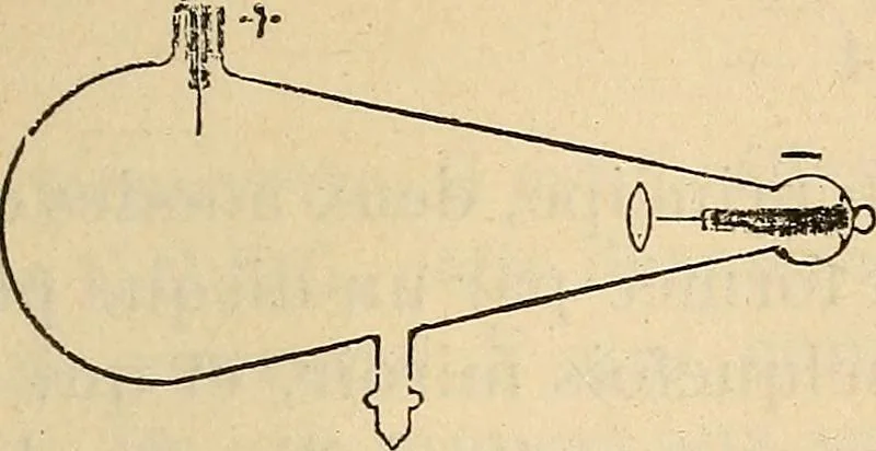 An illustration from Manuel de radioscopie et de radiographie par l'emploi des rayons X, 1900, leaf 46