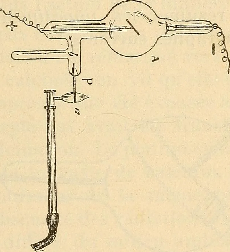 An illustration from Manuel de radioscopie et de radiographie par l'emploi des rayons X, 1900, leaf 54