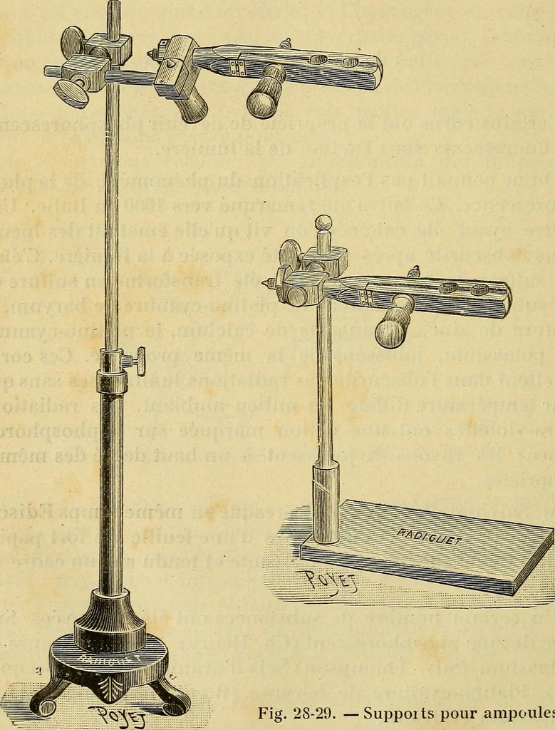 An illustration from Manuel de radioscopie et de radiographie par l'emploi des rayons X, 1900, leaf 57