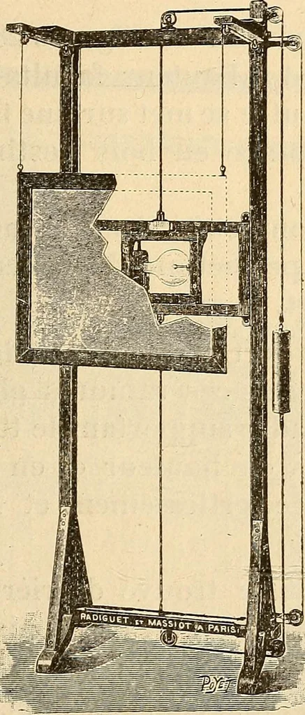An illustration from Manuel de radioscopie et de radiographie par l'emploi des rayons X, 1900, leaf 58