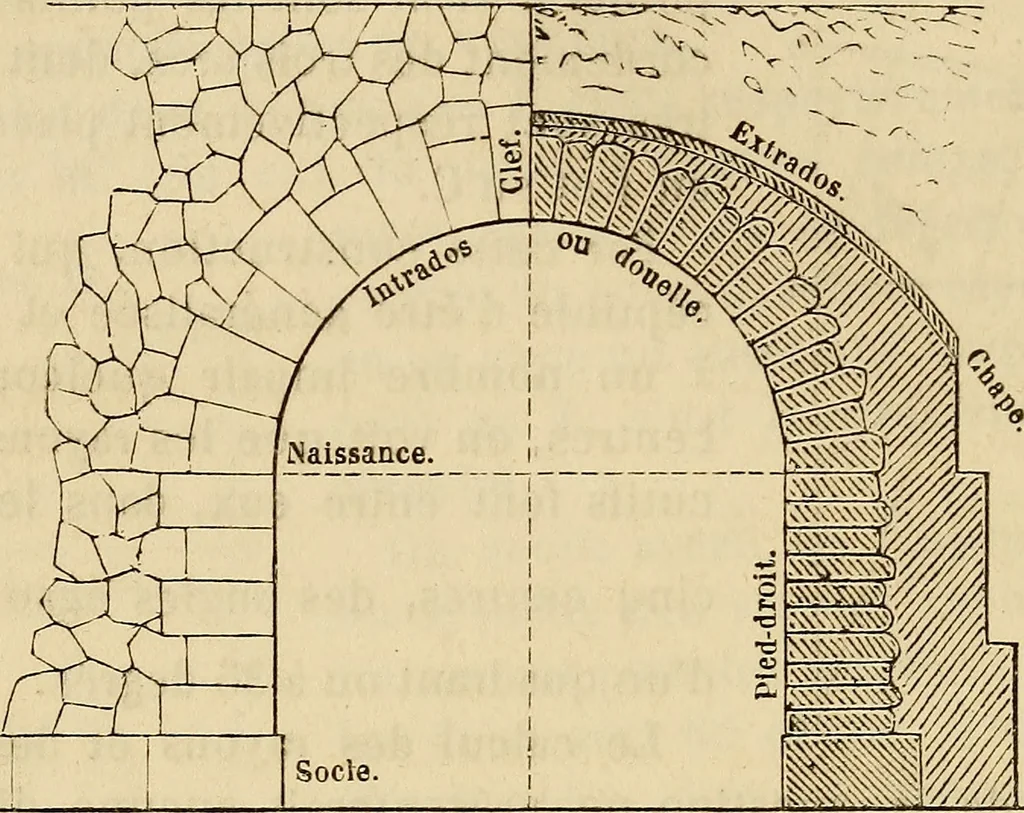 An illustration from Manuel du conducteur des ponts et chausseâes : d'apráes le dernier programme officiel des examens d'admission, 1873, leaf 121