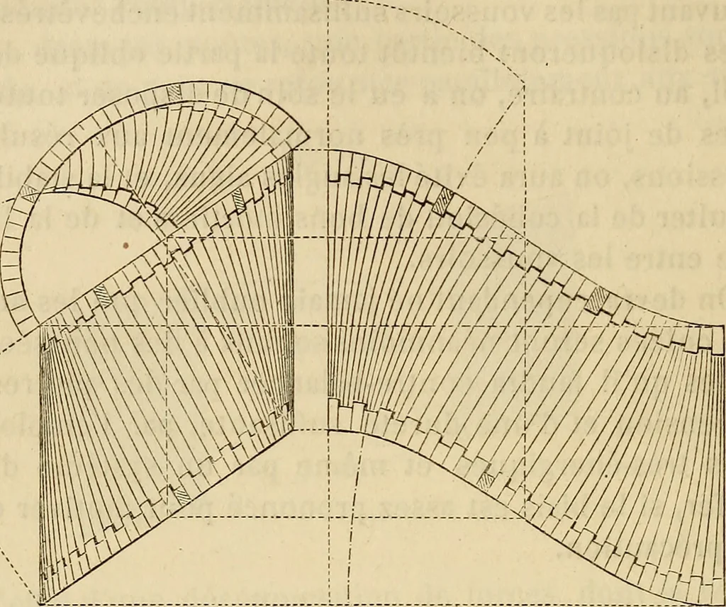 An illustration from Manuel du conducteur des ponts et chausseâes : d'apráes le dernier programme officiel des examens d'admission, 1873, leaf 153