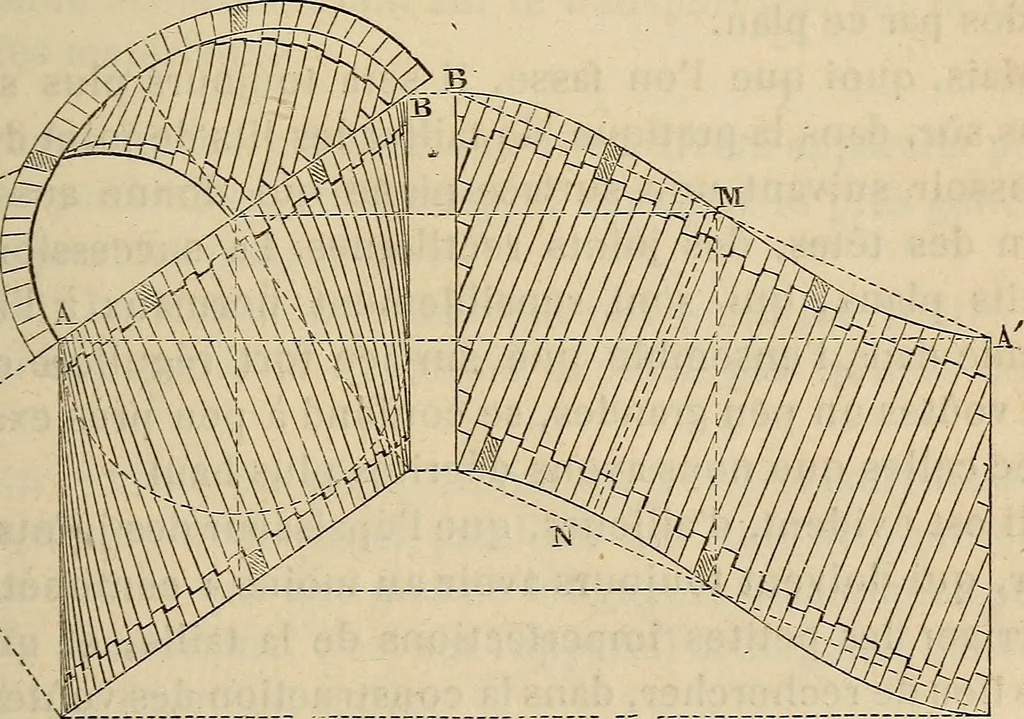 An illustration from Manuel du conducteur des ponts et chausseâes : d'apráes le dernier programme officiel des examens d'admission, 1873, leaf 154