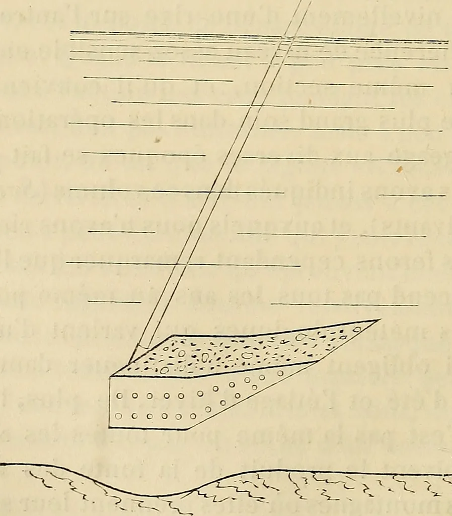 An illustration from Manuel du conducteur des ponts et chausseâes : d'apráes le dernier programme officiel des examens d'admission, 1873, leaf 291
