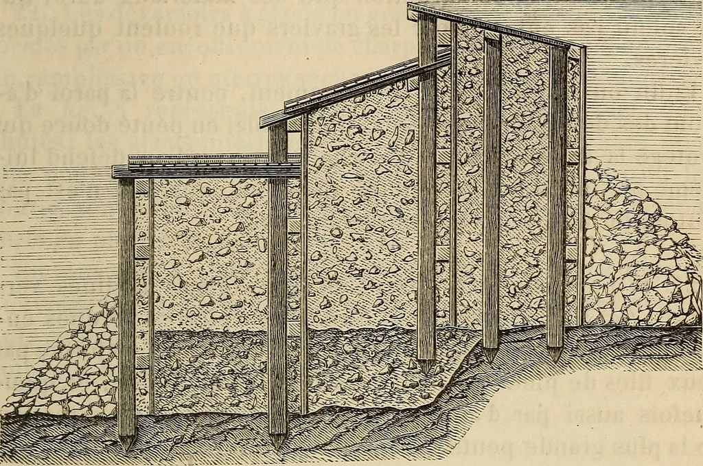 An illustration from Manuel du conducteur des ponts et chausseâes : d'apráes le dernier programme officiel des examens d'admission, 1873, leaf 300