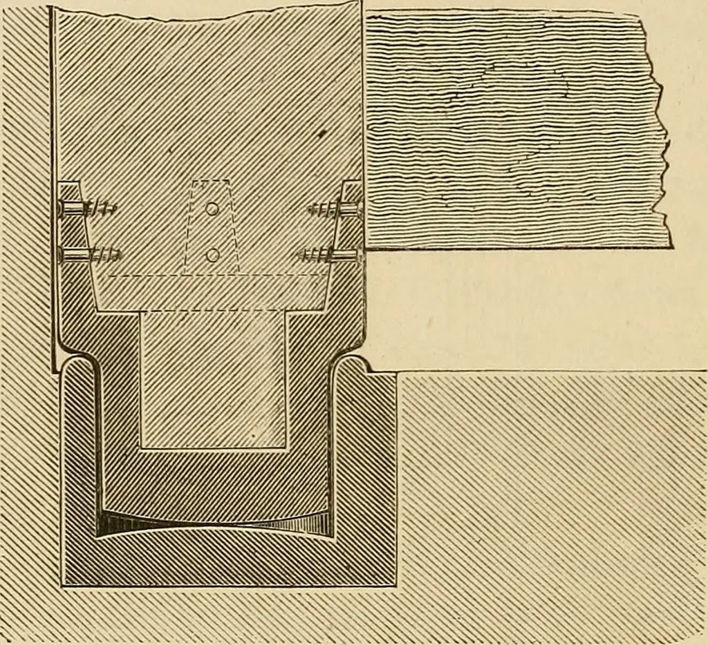 An illustration from Manuel du conducteur des ponts et chausseâes : d'apráes le dernier programme officiel des examens d'admission, 1873, leaf 311