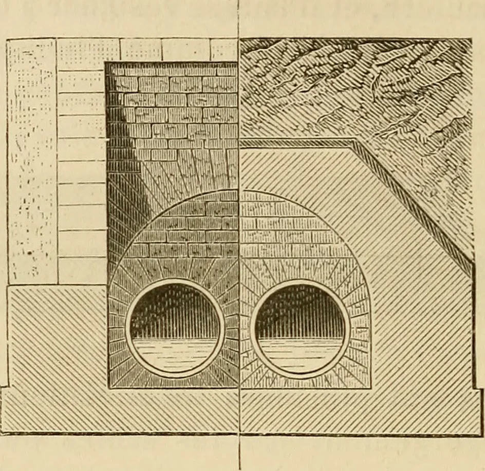 An illustration from Manuel du conducteur des ponts et chausseâes : d'apráes le dernier programme officiel des examens d'admission, 1873, leaf 321