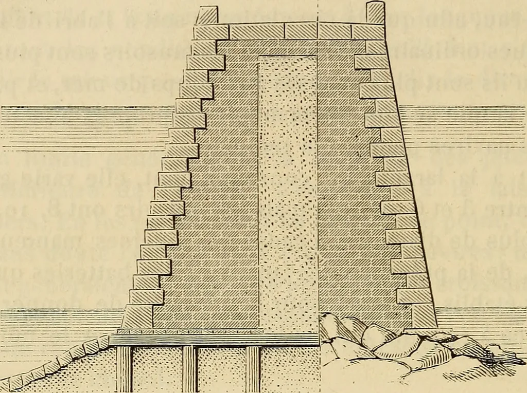 An illustration from Manuel du conducteur des ponts et chausseâes : d'apráes le dernier programme officiel des examens d'admission, 1873, leaf 353