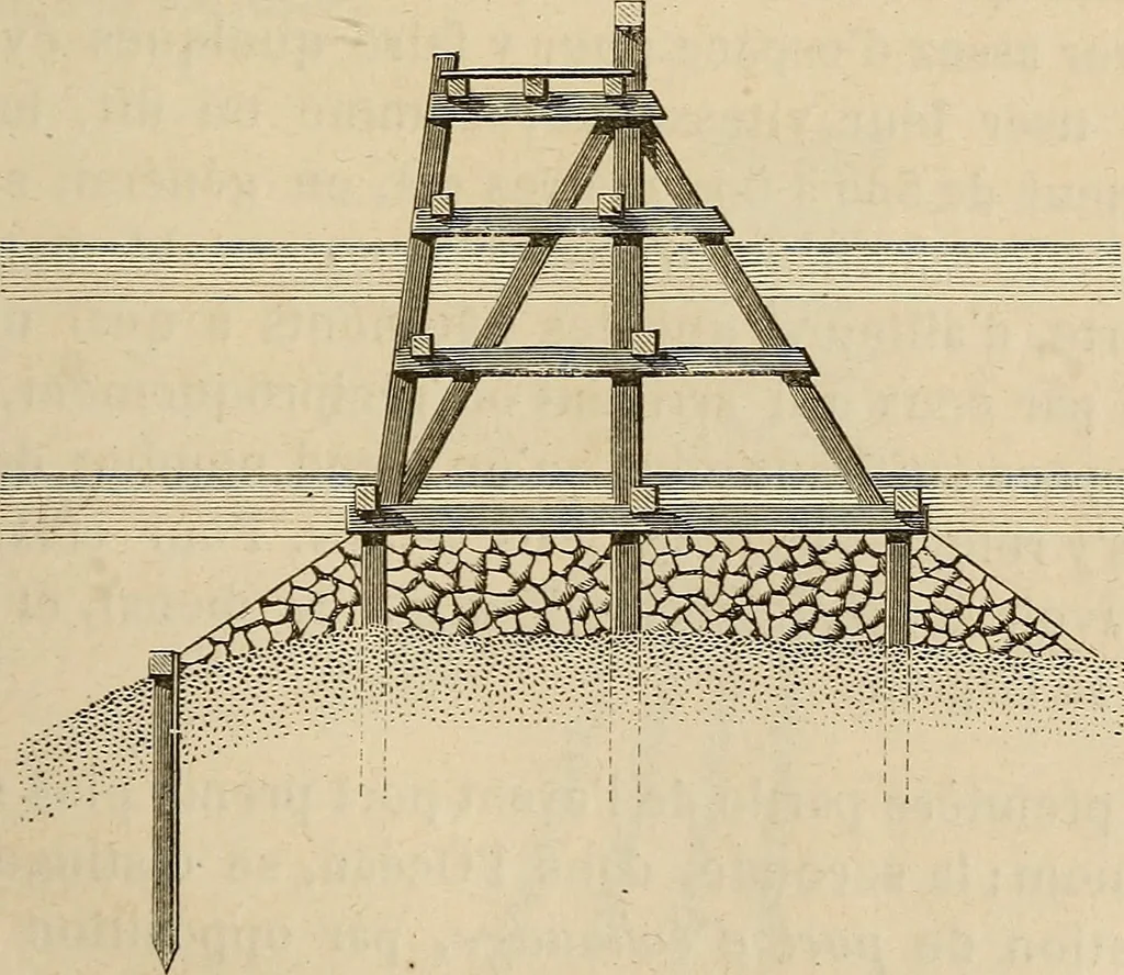 An illustration from Manuel du conducteur des ponts et chausseâes : d'apráes le dernier programme officiel des examens d'admission, 1873, leaf 356