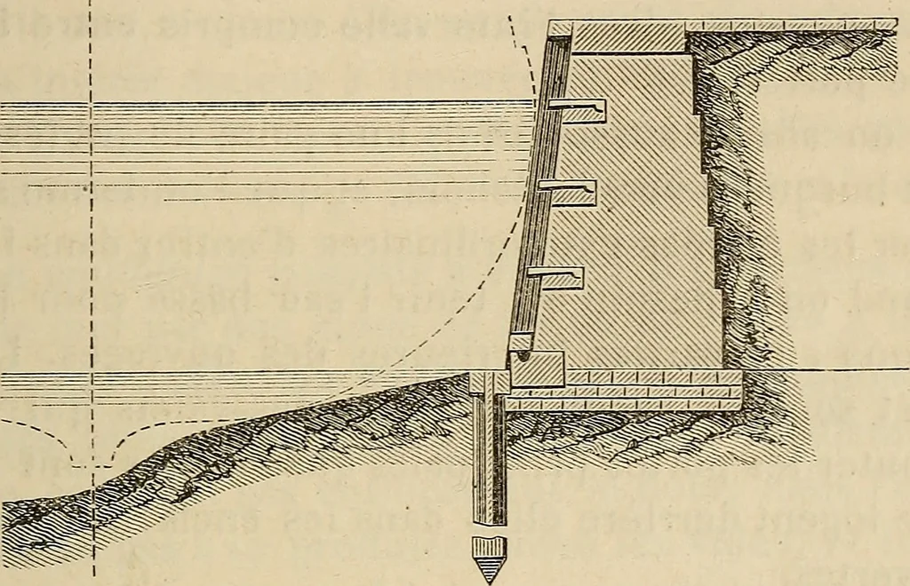 An illustration from Manuel du conducteur des ponts et chausseâes : d'apráes le dernier programme officiel des examens d'admission, 1873, leaf 360