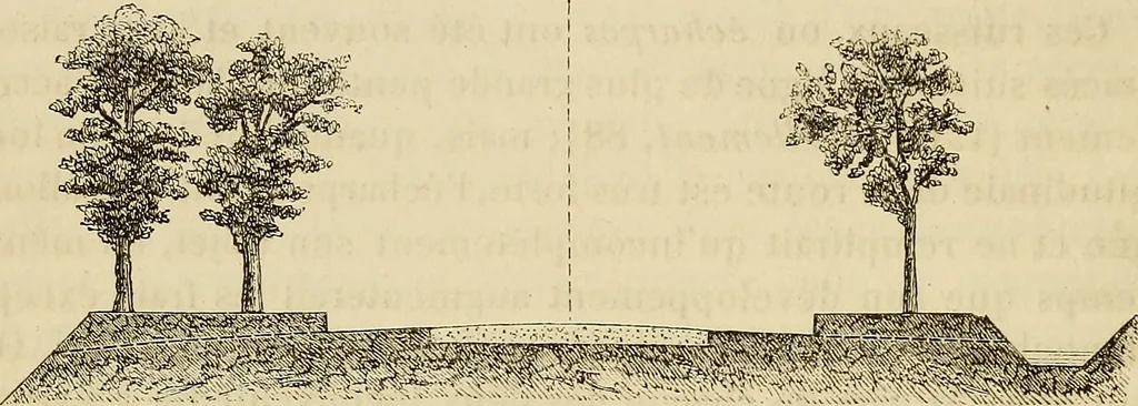 An illustration from Manuel du conducteur des ponts et chausseâes : d'apráes le dernier programme officiel des examens d'admission, 1873, leaf 81