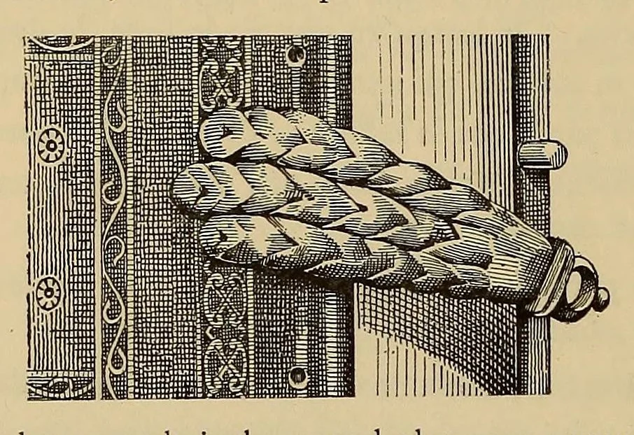 An illustration from Manuel historique et bibliographique de l'amateur de reliures, 1887, leaf 238