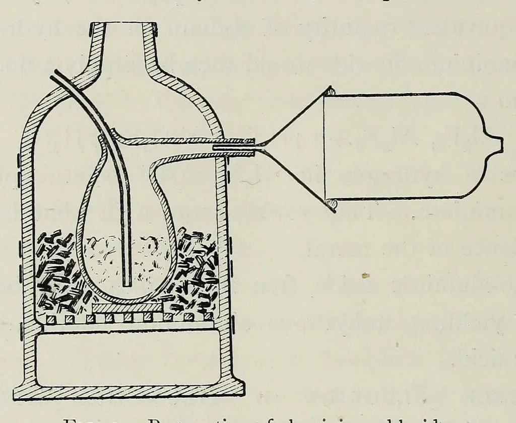 An illustration from The manufacture of alum and the sulphates and other salts of alumina and iron; their uses and applications as mordants in dyeing and calico printing, and their other applications in the arts, manufactures, sanitary engineering, agriculture, and horticulture, 1901, leaf 32
