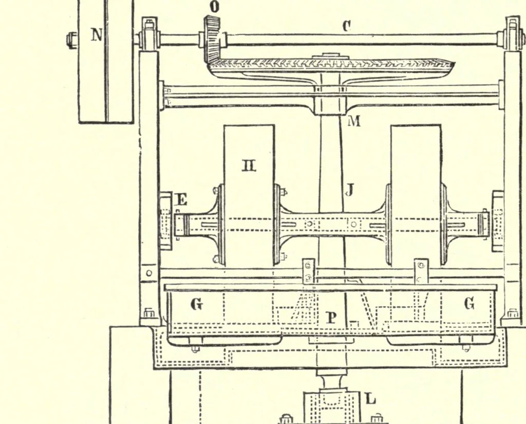 An illustration from The manufacture of earth colours, 1921, leaf 64