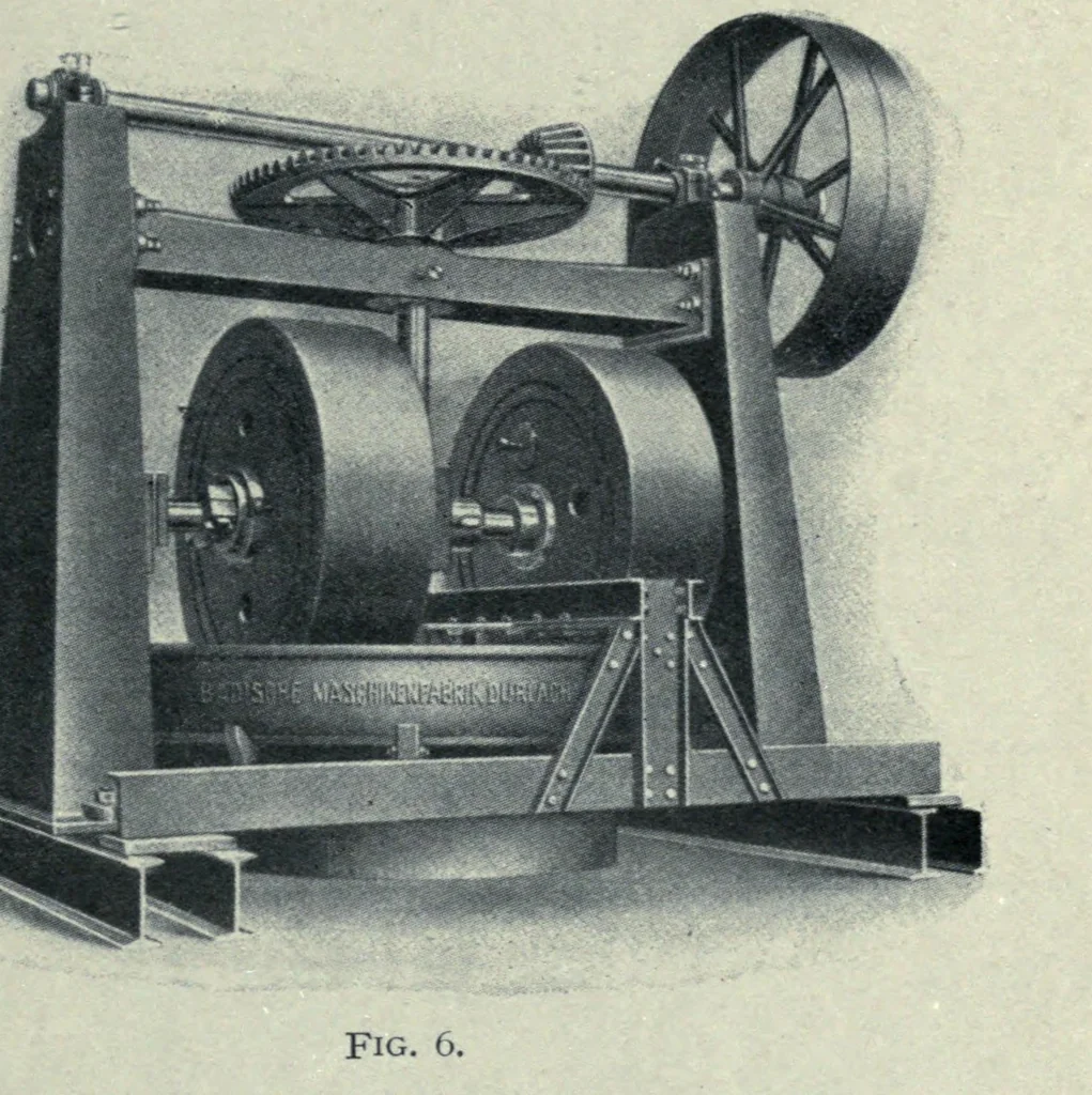 An illustration from The manufacture of earth colours, 1921, leaf 67