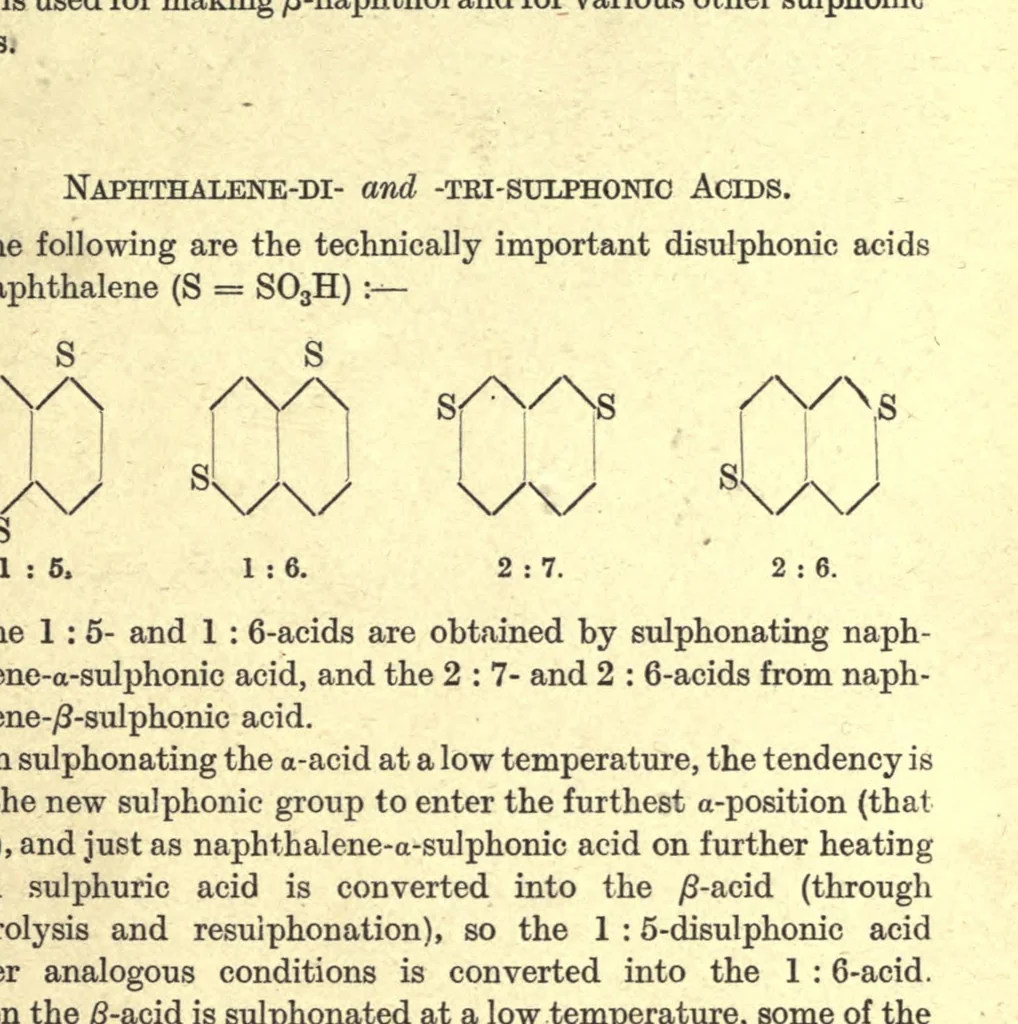 An illustration from The manufacture of intermediate products for dyes, 1919, leaf 191