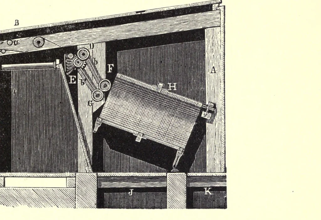 An illustration from The manufacture of mineral and lake pigments, containing directions for the manufacture of all artificial artists' and painters' colours, enamel colours, soot and metallic pigments, 1901, leaf 109
