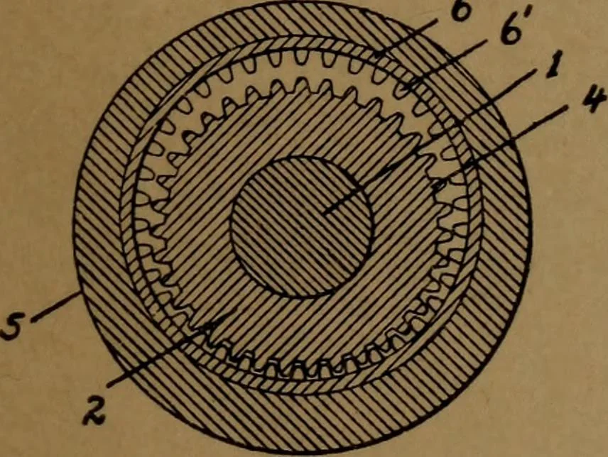 An illustration from Manufacture of narrow woven fabrics, ribbons, trimmings, edgings, etc., giving description of the various yarns used. The construction of weaves and novelties in fabric structures, also descriptive matter as to looms, etc, 1917, leaf 188