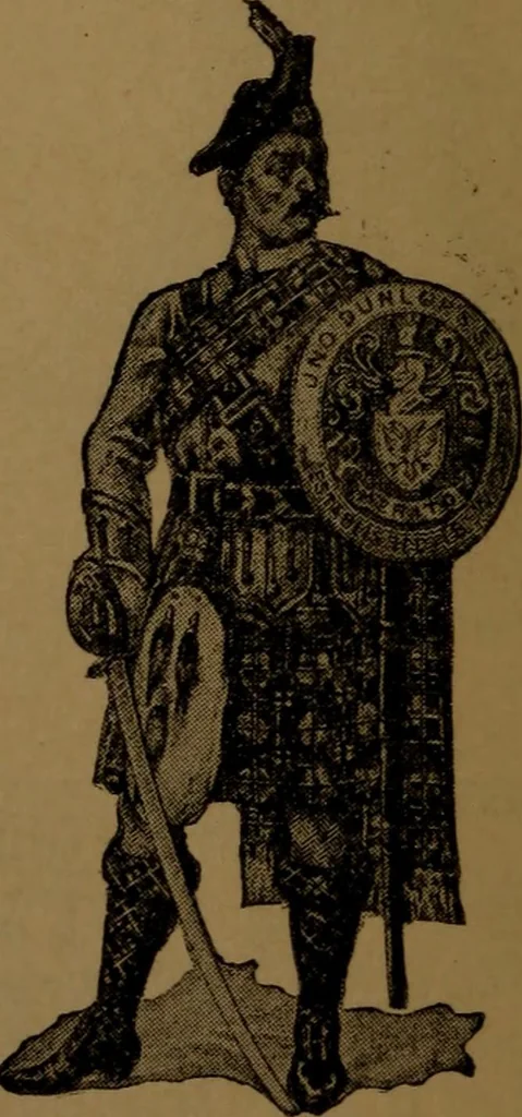 An illustration from Manufacture of narrow woven fabrics, ribbons, trimmings, edgings, etc., giving description of the various yarns used. The construction of weaves and novelties in fabric structures, also descriptive matter as to looms, etc, 1917, leaf 5