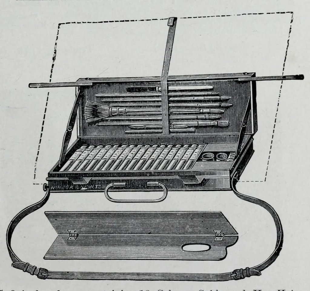 An illustration from Manufacturing artists' colourmen, 1900, leaf 127
