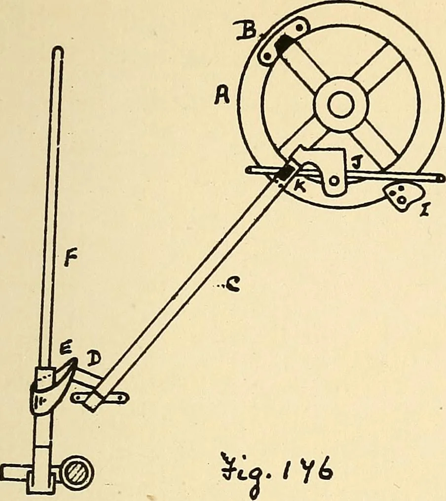 An illustration from Manuscript notes on weaving, 1900, leaf 110