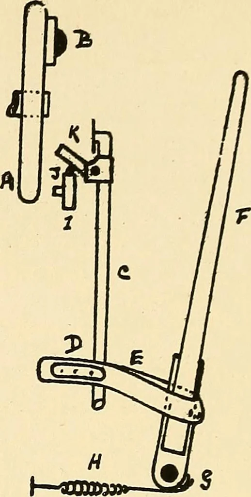 An illustration from Manuscript notes on weaving, 1900, leaf 110