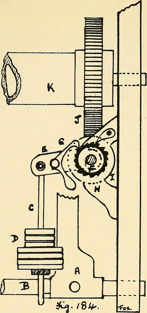 An illustration from Manuscript notes on weaving, 1900, leaf 118