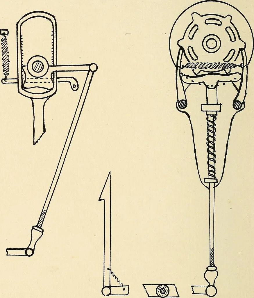An illustration from Manuscript notes on weaving, 1900, leaf 145