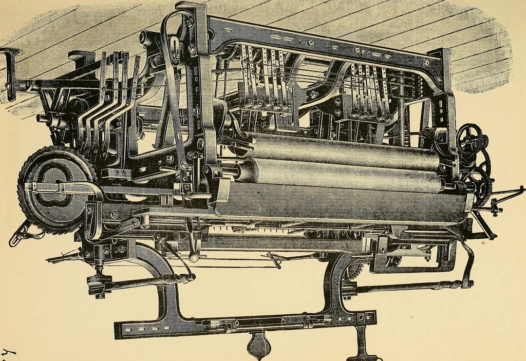An illustration from Manuscript notes on weaving, 1900, leaf 197