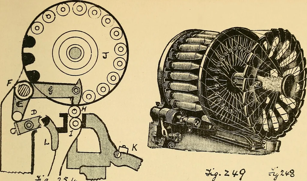 An illustration from Manuscript notes on weaving, 1900, leaf 202