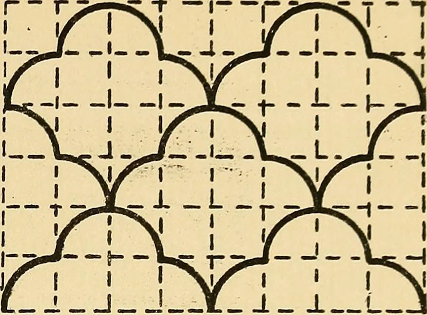 An illustration from Manuscript notes on weaving, 1900, leaf 230