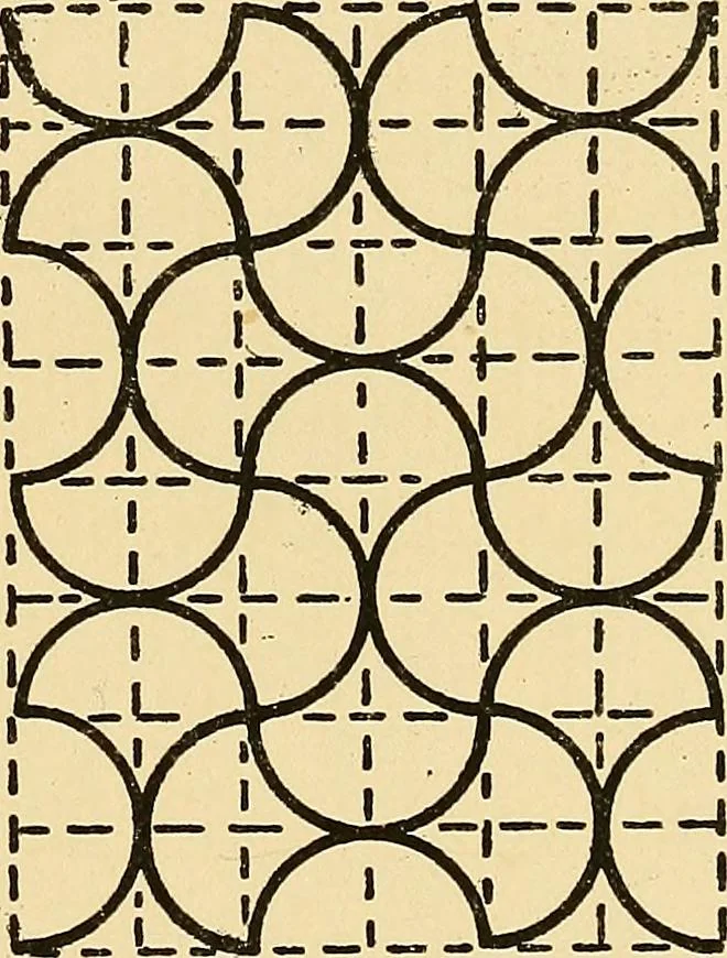An illustration from Manuscript notes on weaving, 1900, leaf 230