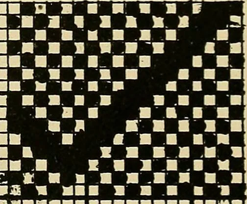 An illustration from Manuscript notes on weaving, 1900, leaf 30