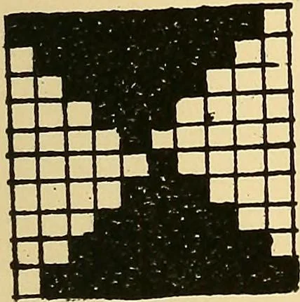 An illustration from Manuscript notes on weaving, 1900, leaf 66