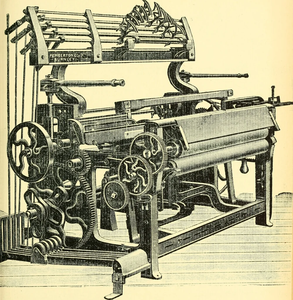 An illustration from Manuscript notes on weaving, 1912, leaf 102