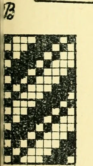 An illustration from Manuscript notes on weaving, 1912, leaf 110