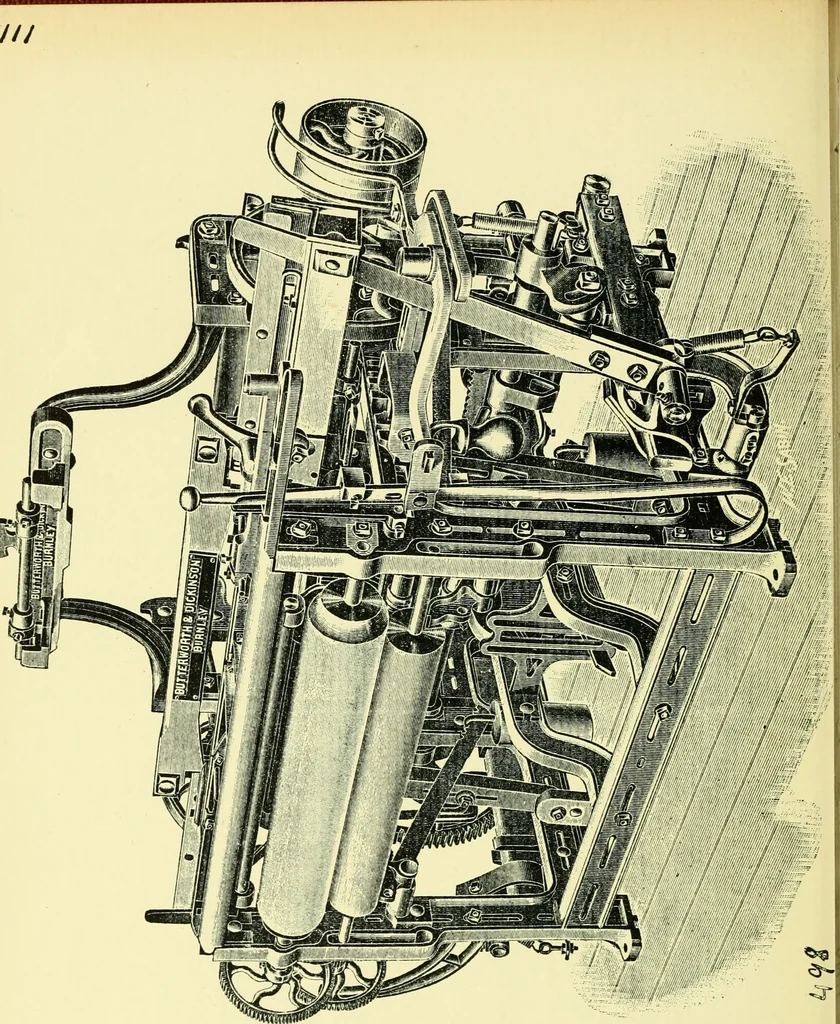 An illustration from Manuscript notes on weaving, 1912, leaf 115