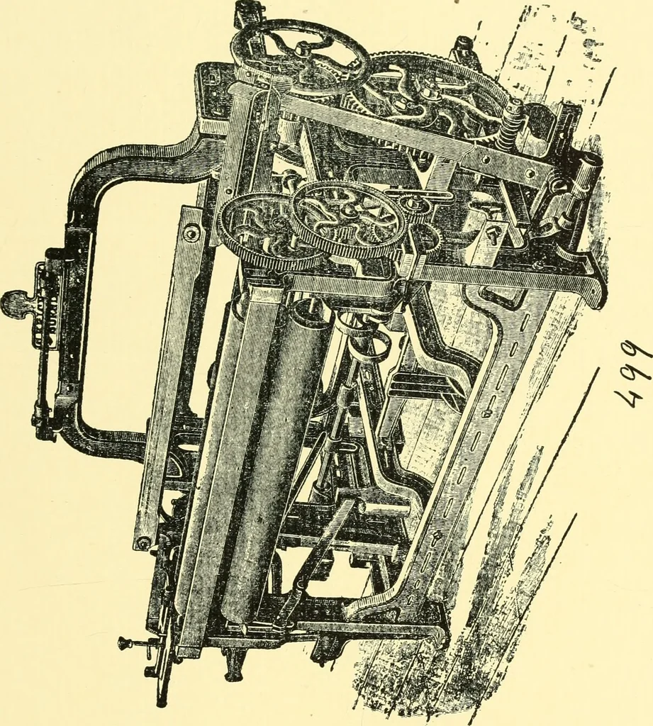 An illustration from Manuscript notes on weaving, 1912, leaf 116