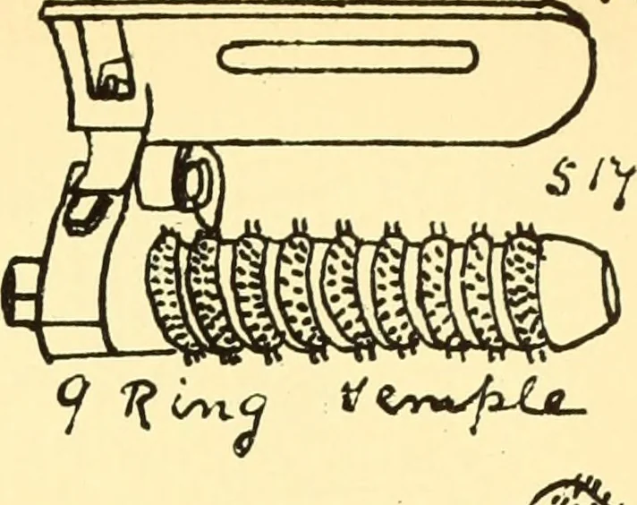 An illustration from Manuscript notes on weaving, 1912, leaf 126
