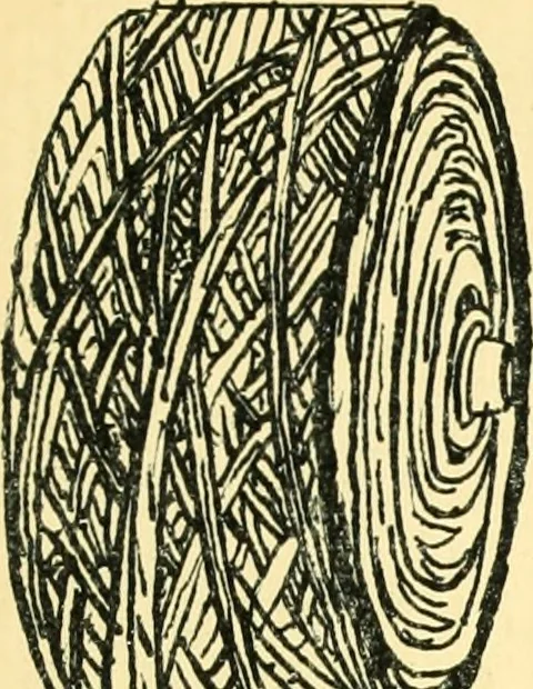 An illustration from Manuscript notes on weaving, 1912, leaf 136
