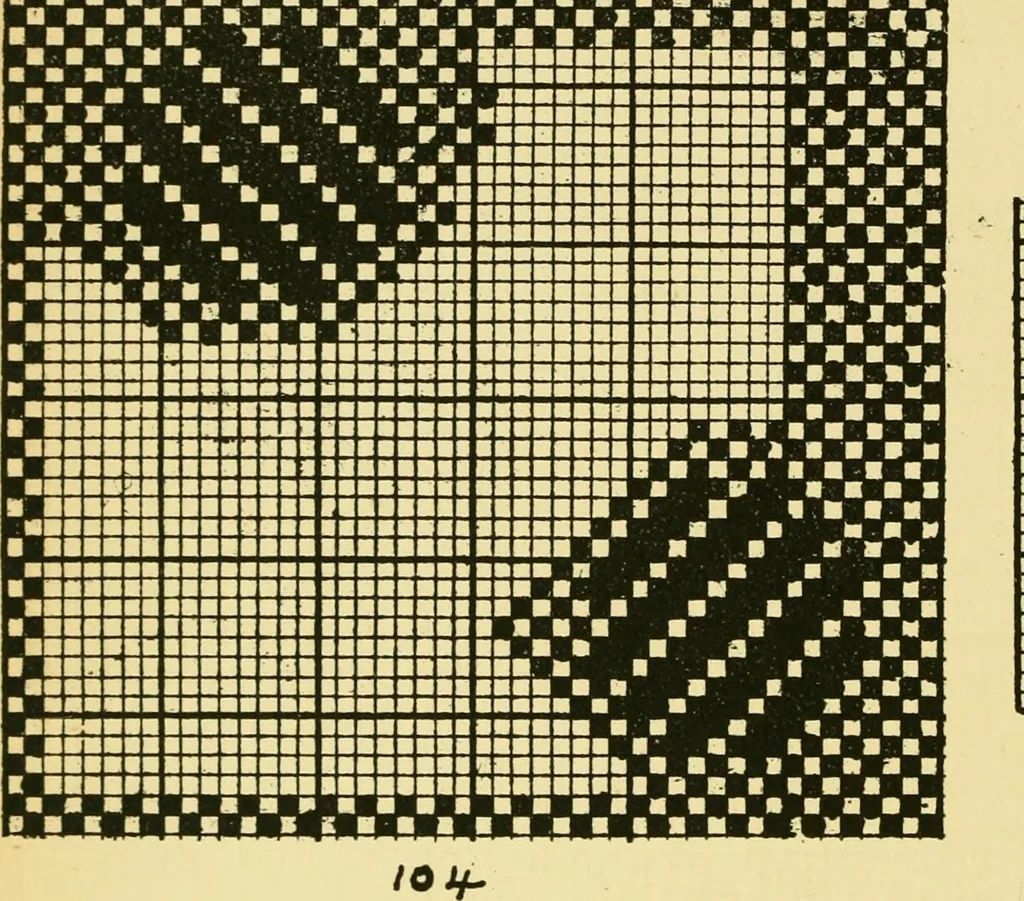 An illustration from Manuscript notes on weaving, 1912, leaf 19