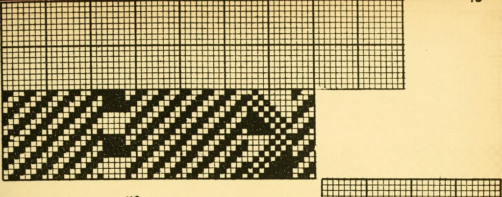 An illustration from Manuscript notes on weaving, 1912, leaf 20