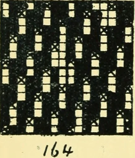 An illustration from Manuscript notes on weaving, 1912, leaf 27