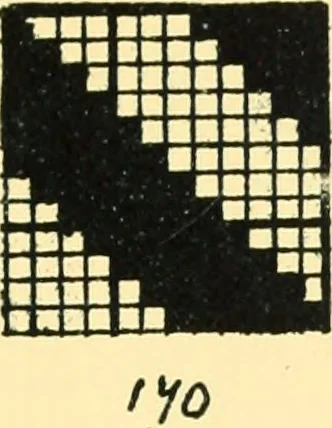 An illustration from Manuscript notes on weaving, 1912, leaf 28